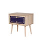 Hanah Home Two - 620 Mesita de Noche Roble Sonoma con 2 Cajones